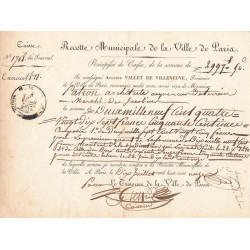 Paris - 1er empire - 1811 - Recette municipale - 2997 francs - Etat : TTB+ à SUP