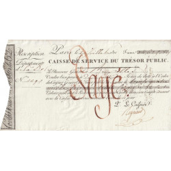 Belgique - Bruxelles - 1er Empire - 1810 - Rescription de 34635 francs - Etat : SUP