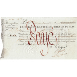Belgique - Bruxelles - 1er Empire - 1810 - Rescription de 20000 francs - Etat : SUP+