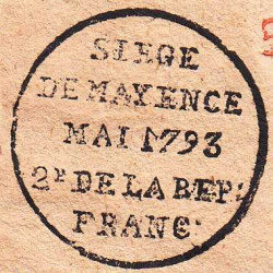 Siège de Mayence - Lafaurie 251 - 3 livres - Mai 1793 - Etat : TTB+