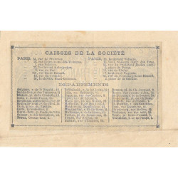 Paris - Société Générale - Jer 75.02B - 2 francs - 18/11/1871 - Etat : TTB+