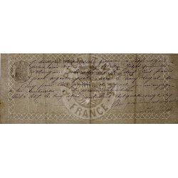 Algérie - Droit proportionnel - 1887 - 15 centimes - Etat : TTB+