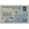 10 kg acier ordinaire - 31/12/1948 - Perforations SNCF - Série ID - Etat : SUP