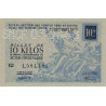 10 kg acier ordinaire - 31/12/1948 - Perforations SNCF - Série ID - Etat : SUP+