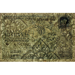 10 tonnes acier ordinaire - 31/12/1948 - Non endossé - Série ID - Etat : SUP+