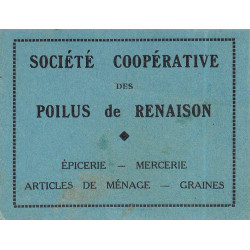 42 - Renaison - Société Coopérative des Poilus - 2 francs - Etat : TTB+