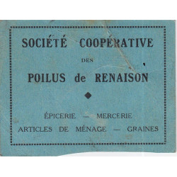 42 - Renaison - Société Coopérative des Poilus - 2 francs - Etat : TB