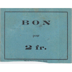 42 - Renaison - Société Coopérative des Poilus - 2 francs - Etat : TB