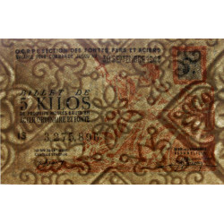 5 kg produits moulés acier ordinaire et fonte - 30/09/1948 - Non endossé - Série IS - Etat : NEUF