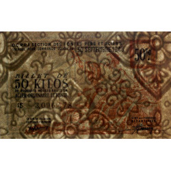 50 kg produits moulés acier ordinaire et fonte - 30/09/1948 - Non endossé - Série IS - Etat : SUP