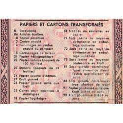 200 kg papiers et cartons transformés - 06/1944 - Code 82 - Série TG - Etat : SUP+