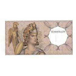 Athena à gauche - Format 100 francs DELACROIX - DIS-03-A-02 - Etat : SUP