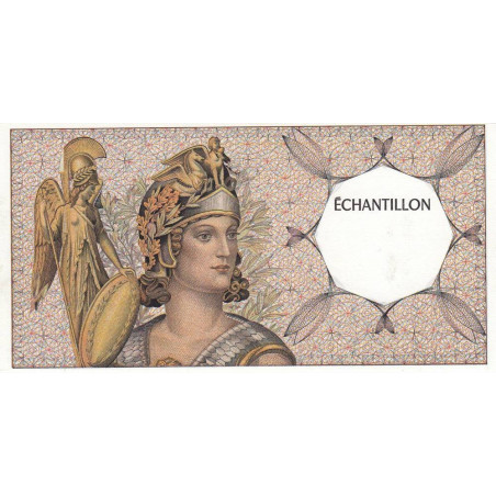 Athena à gauche - Format 50 francs QUENTIN DE LA TOUR - DIS-03-A-01 - Etat : SPL