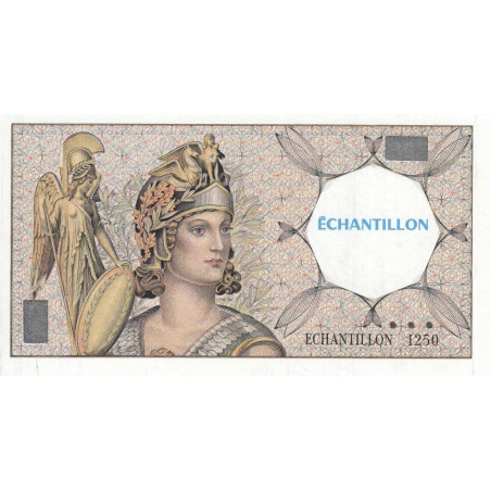 Athena à gauche - Format 50 francs QUENTIN DE LA TOUR - DIS-03-F-01 - Etat : SUP