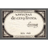 Assignat 46a - 5 livres - 10 brumaire an 2 - Signature 65 - Etat : SUP