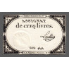 Assignat 46a - 5 livres - 10 brumaire an 2 - Signature 68 - Etat : SUP