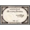 Assignat 46a - 5 livres - 10 brumaire an 2 - Signature 73 - Etat : SUP