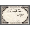 Assignat 46a - 5 livres - 10 brumaire an 2 - Signature 90 - Etat : SUP