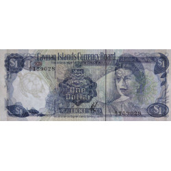 Caimans (îles) - Pick 1b - 1 dollar  - Série A/2 - 1971 (1972) - Etat : NEUF