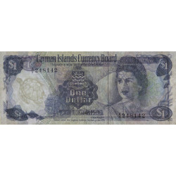 Caimans (îles) - Pick 5d - 1 dollar  - Série A/5 - 1974 (1987) - Etat : TTB+