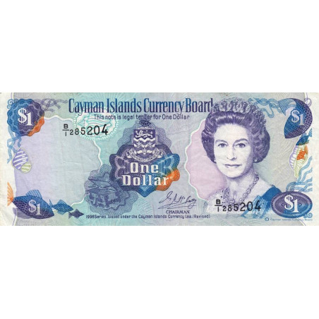 Caimans (îles) - Pick 16a - 1 dollar - Série B/1 - 1996 - Etat : TTB