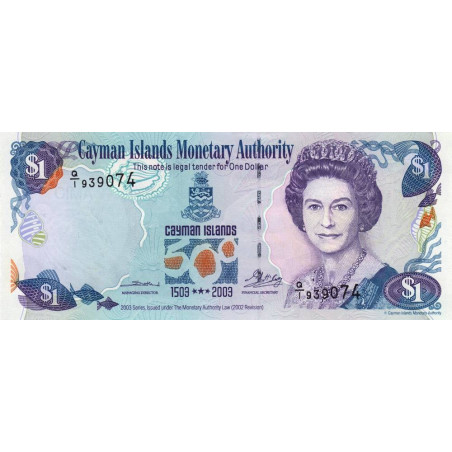 Caimans (îles) - Pick 30 - 1 dollar - Série Q/1 - 2003 - Commémoratif - Etat : NEUF