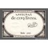Assignat 46a - 5 livres - 10 brumaire an 2 - Signature 55 - Etat : SUP