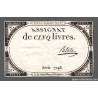 Assignat 46a - 5 livres - 10 brumaire an 2 - Signature 82 - Etat : TTB+