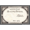 Assignat 46a - 5 livres - 10 brumaire an 2 - Signature 85 - Etat : SUP