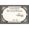 Assignat 46a - 5 livres - 10 brumaire an 2 - Signature 95 - Etat : SUP+