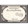 Assignat 46a - 5 livres - 10 brumaire an 2 - Signature 98 - Etat : SUP