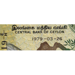 Sri-Lanka - Pick 85a - 10 rupees - Série H/2 - 26/03/1979 - Etat : SUP+