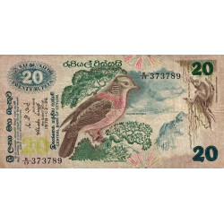 Sri-Lanka - Pick 86 - 20 rupees - Série K/17 - 26/03/1979 - Etat : TB