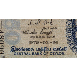 Sri-Lanka - Pick 87a - 50 rupees - Série T/15 - 26/03/1979 - Etat : B+