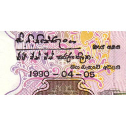 Sri-Lanka - Pick 96e - 10 rupees - Série F/177 - 05/04/1990 - Etat : SUP