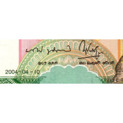 Sri-Lanka - Pick 108c - 10 rupees - Série M/347 - 10/04/2004 - Etat : NEUF