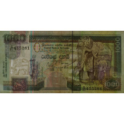 Sri-Lanka - Pick 113a - 1'000 rupees - Série G/42 - 15/11/1995 - Etat : TTB