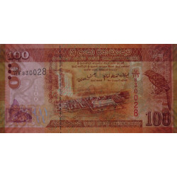 Sri-Lanka - Pick 125a - 100 rupees - Série U/119 - 01/01/2010 - Etat : NEUF