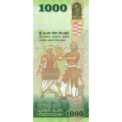 Sri-Lanka - Pick 127a - 1'000 rupees - Série S/82 - 01/01/2010 - Etat : NEUF