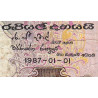 Sri-Lanka - Pick 96a - 10 rupees - Série F/48 - 01/01/1987 - Etat : TB-