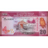 Sri-Lanka - Pick 123c - 20 rupees - Série W/313 - 04/02/2015 - Etat : NEUF