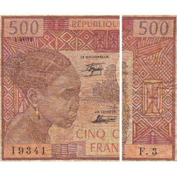 Congo (Brazzaville) - Pick 2b - 500 francs - Série F.3 - 01/04/1978 - Etat : B