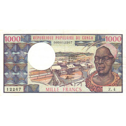 Congo (Brazzaville) - Pick 3c - 1'000 francs - Série Z.4 - 1978 - Etat : TTB+