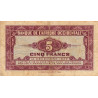 AOF - Pick 28a_1 - 5 francs - 14/12/1942 - Etat : B+