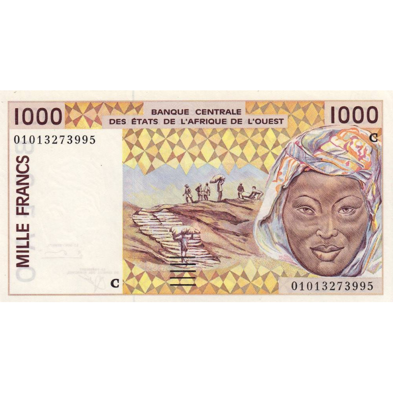 Burkina-Faso - Pick 311Cl - 1'000 francs - 2001 - Etat : NEUF