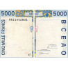 Burkina-Faso - Pick 313Cg - 5'000 francs - 1998 - Etat : TTB