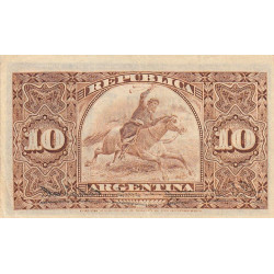 Argentine - Pick 210_3 - 10 centavos - Série U - 01/11/1891 - Etat : TTB+