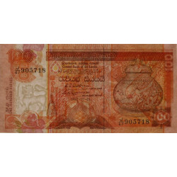 Sri-Lanka - Pick 105A - 100 rupees - Série J/67 - 01/07/1992 - Etat : SUP à SPL