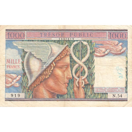 France - Fayette V35-01 - 1955 - 1000 francs Trésor Public