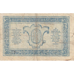 VF 02-08 - 50 centimes - Trésorerie aux armées - 1919 - Série Y - Etat : TB